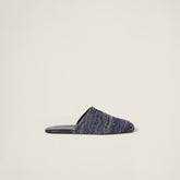 Wool slippers purple