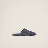 Wool slippers purple