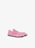 PERFO BALLET FLATS IN CALFSKIN PINK