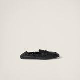 Ruches nappa leather loafers