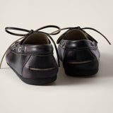 Unlined bleached leather loafers