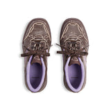 Women's Hamptons Medium Worn-out Sneaker in Brown/lilac