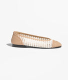 CHAENL Ballet flats Raffia White & Beige
