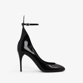 DECOLLETE PUMPS IN PATENT LEATHER BLACK