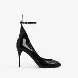 DECOLLETE PUMPS IN PATENT LEATHER BLACK