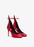 DECOLLETE PUMPS IN PATENT LEATHER RED