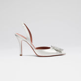 Begum Sling 70 Black Nappa white