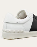CALFSKIN OPEN SNEAKER WHITE