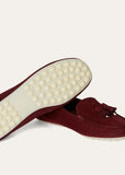 Dot Sole Walk Loafer red