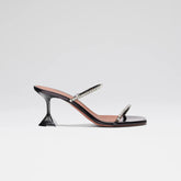 Gilda Glass Slipper 70 Black Pvc