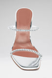 Gilda Glass Slipper 70 Transparent Pvc