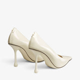 lxia 95 Latte Patent Leather Pumps