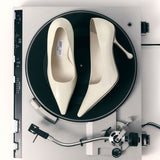 lxia 95 Latte Patent Leather Pumps