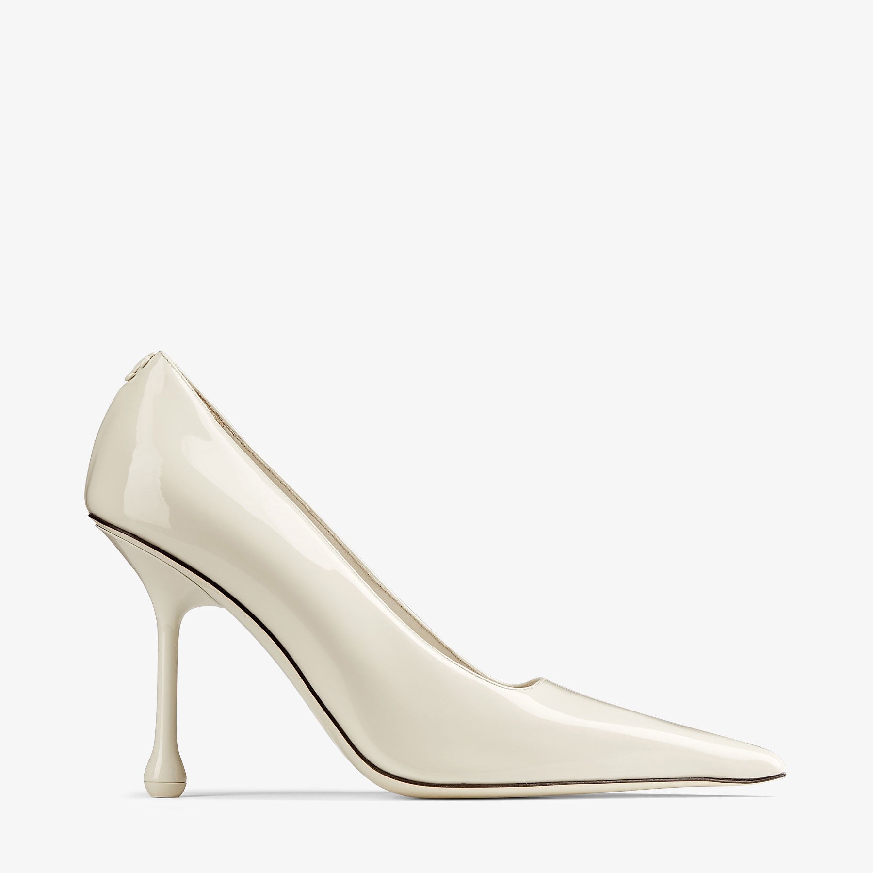 jimmychoo lxia 95 Latte Patent Leather Pumps