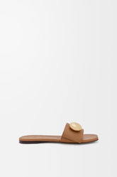 loewe Pebble slide in soft calfskin