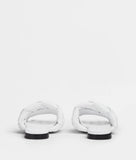 Lido Flat Sandal Optic white