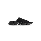 WOMEN'S SPEED 2.0 RECYCLED KNIT SLIDE SANDAL IN BLACK