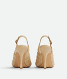 Padded Slingback Sandal Cane sugar