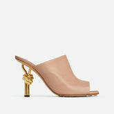 Knot Mule Cipria flesh-colored