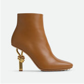 Knot Ankle Boot brown