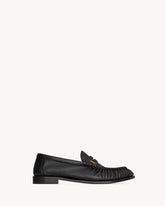 Saint Laurent le loafer supple in shiny leather