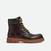 Haddock Lace-Up Ankle Boot dark brown