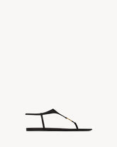 Saint Laurent cassandra sandals in smooth leather