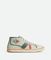 Bottega Veneta Male Female Eliot Sneaker White jade/aloe