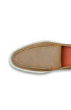 Men's beige suede loafer