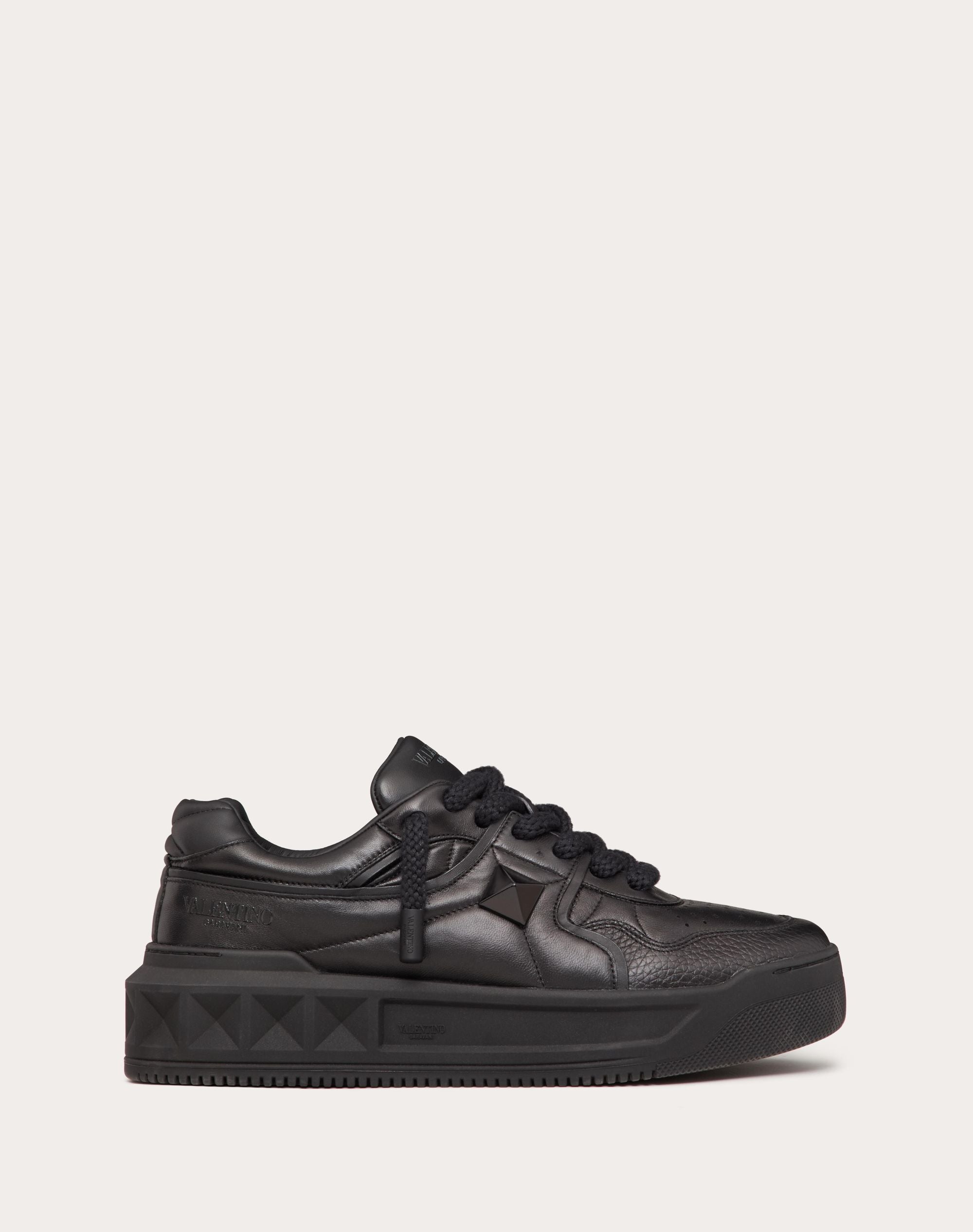 valentino One Stud Xl Nappa Leather Low-Top Sneaker