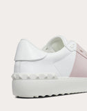 OPEN SNEAKER IN CALFSKIN LEATHER WHITE