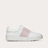 OPEN SNEAKER IN CALFSKIN LEATHER WHITE