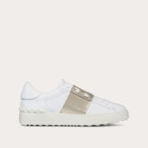 OPEN SNEAKER IN CALFSKIN LEATHER WHITE