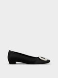 rogervivier Belle Vivier Ballerinas in satin