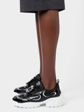 Viv' on the Run Sneakers in patent leather and fabric