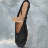 Tabi elastic band mule black