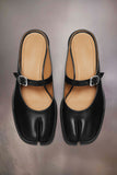 Tabi City Mary-Jane Mules black