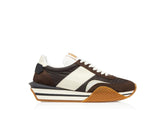 SUEDE TECHNICAL FABRIC SNEAKER BROWN/WHITE