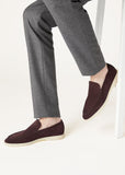 Summer Walk Loafers crimson brown