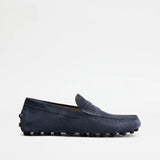 Men's Gommino Bubble in Suede blue