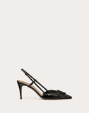 valentino VLOGO SIGNATURE PATENT LEATHER SLINGBACK PUMP