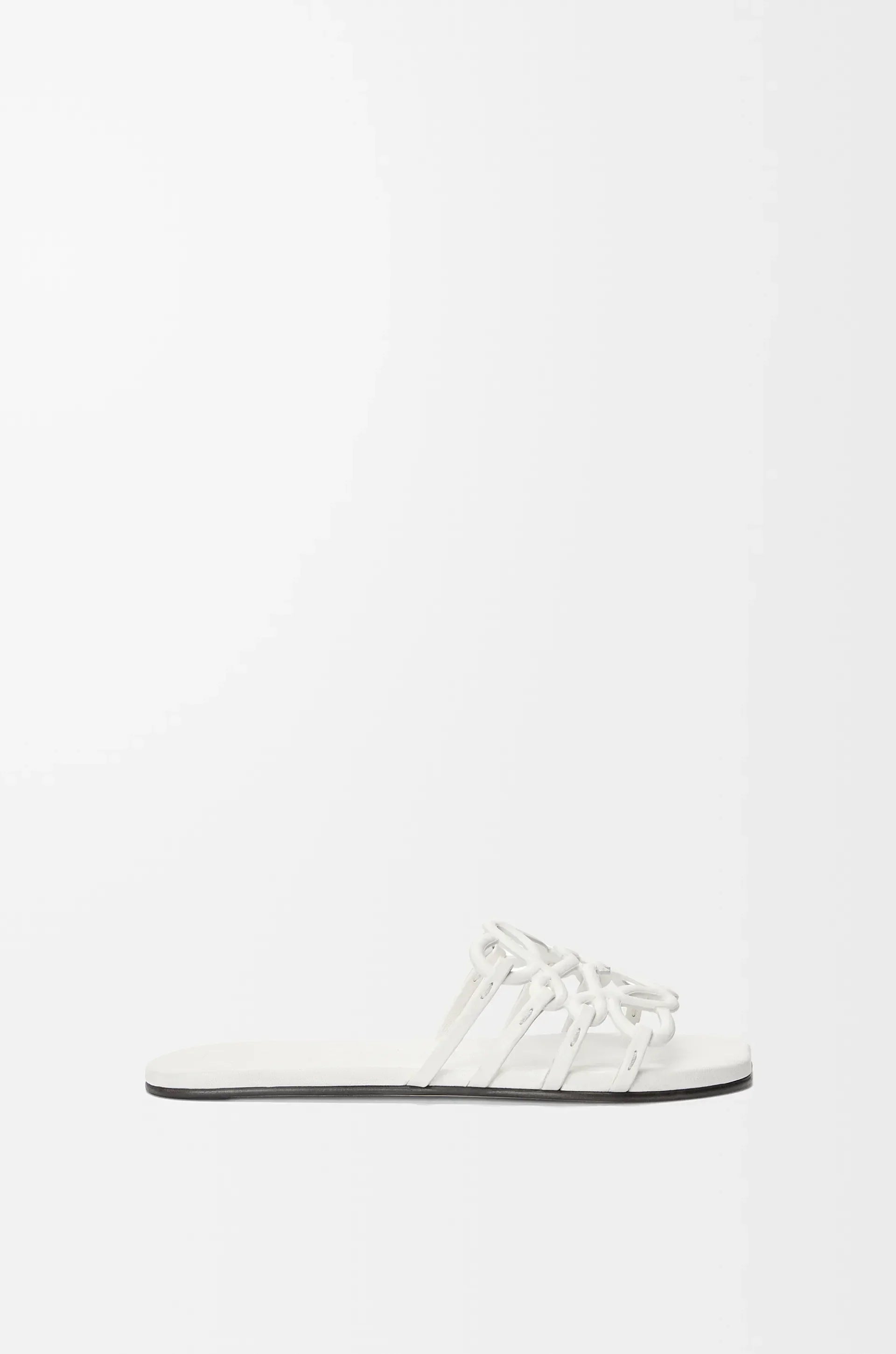 loewe Soft cowhide leather Petal Anagram sandals