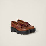 Leather loafers