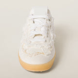 Denim sneakers white