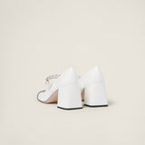 Patent leather pumps