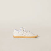 Denim sneakers white