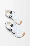 Nylon and cowhide leather Ballet Runner 2.0 Women's sneakers