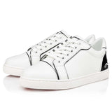 Low-top sneakers Calf leather Black Women