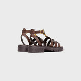 CLEA TRIOMPHE GLADIATOR SANDAL IN CALFSKIN - VEGETAL TANNING