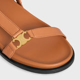 MAUD SANDAL WITH TRIOMPHE IN CALFSKIN